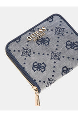 GUESS KADIN NEDA SLG SMALL ZIP A SWJP9654137 - Koyu Lacivert