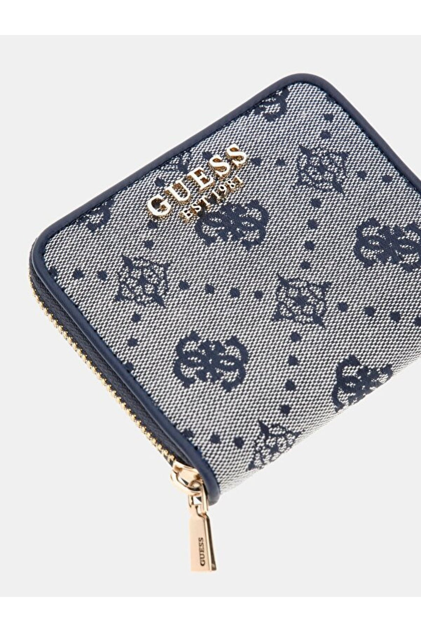 GUESS KADIN NEDA SLG SMALL ZIP A SWJP9654137 - Koyu Lacivert