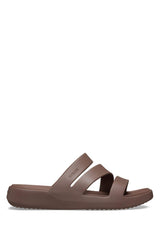 Crocs Getaway Strappy 209587 Unisex Sandalet - Koyu Kahverengi