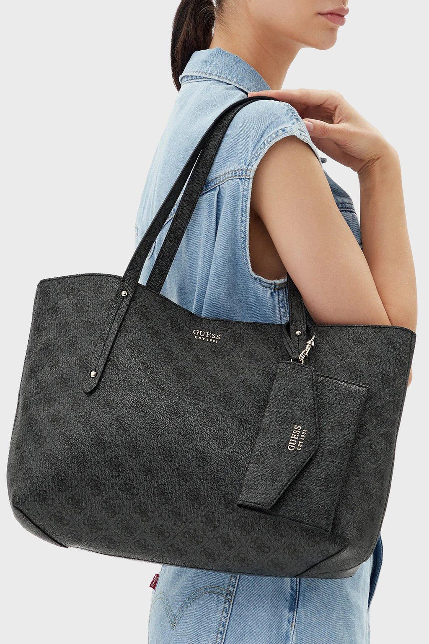 GUESS KADIN BRENTON TOTE HWLG9648230 - Ekru/ Krem