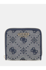 GUESS KADIN NEDA SLG SMALL ZIP A SWJP9654137 - Koyu Lacivert