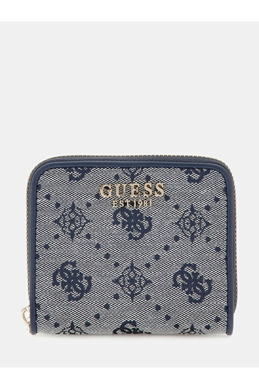 GUESS KADIN NEDA SLG SMALL ZIP A SWJP9654137 - Koyu Lacivert