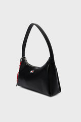 Tommy Hilfiger Kadın TJW CITY CHARM SHOULDER BAG AW0AW18458BDS - Siyah