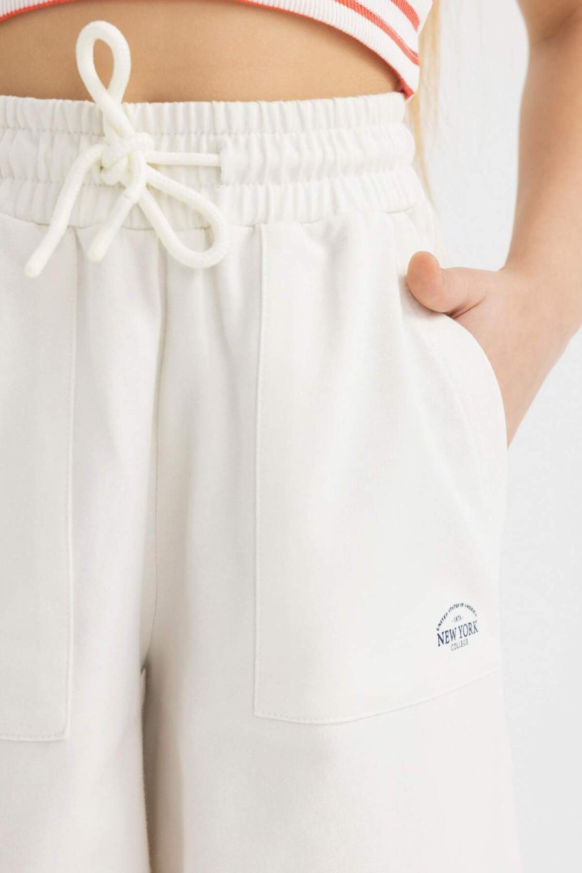 Defacto Çocuk Short B0847A8 - Ekru
