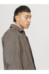 JACK&JONES JJEDYLAN SHACKET NOOS 12268609 - Koyu Kahverengi