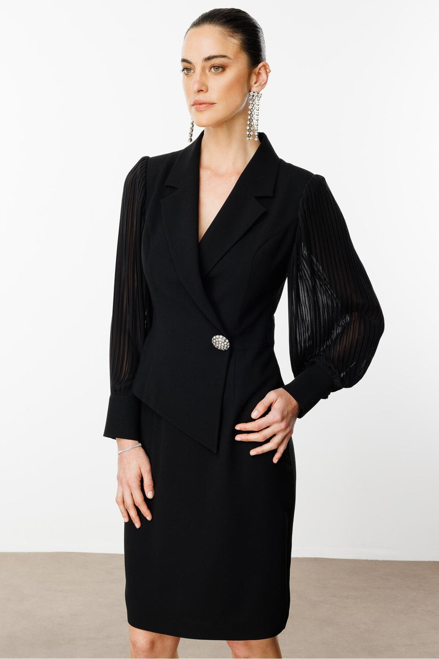 MODA İLGİ ELBISE ILG251ELB06617 - Siyah