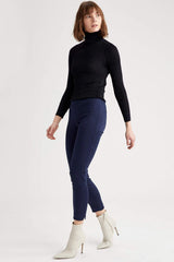 Defacto Kadın Trousers J8743AZ - Koyu Lacivert