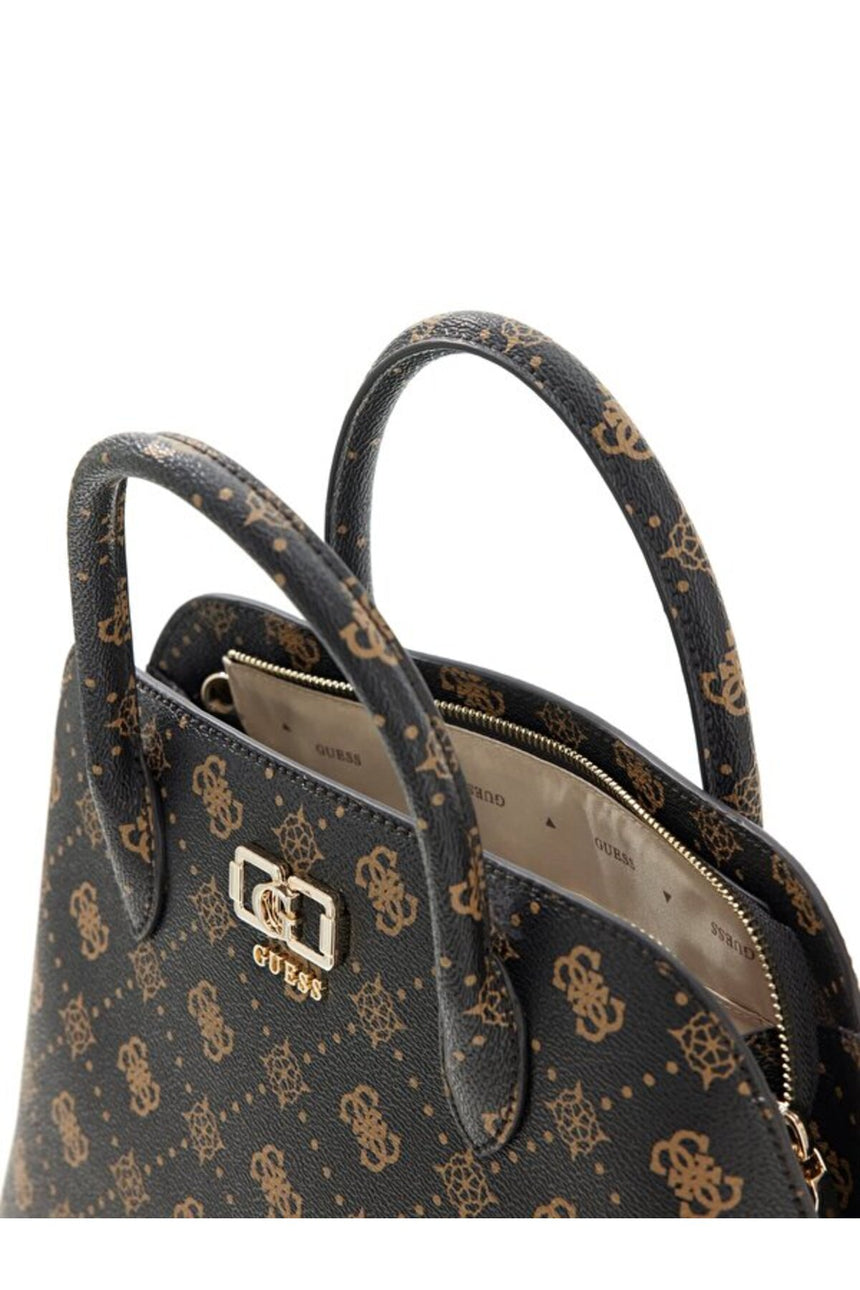GUESS KADIN EMELIE LOGO 2 COMP SATCHEL HWGP9928060 - Parlak Yeşil