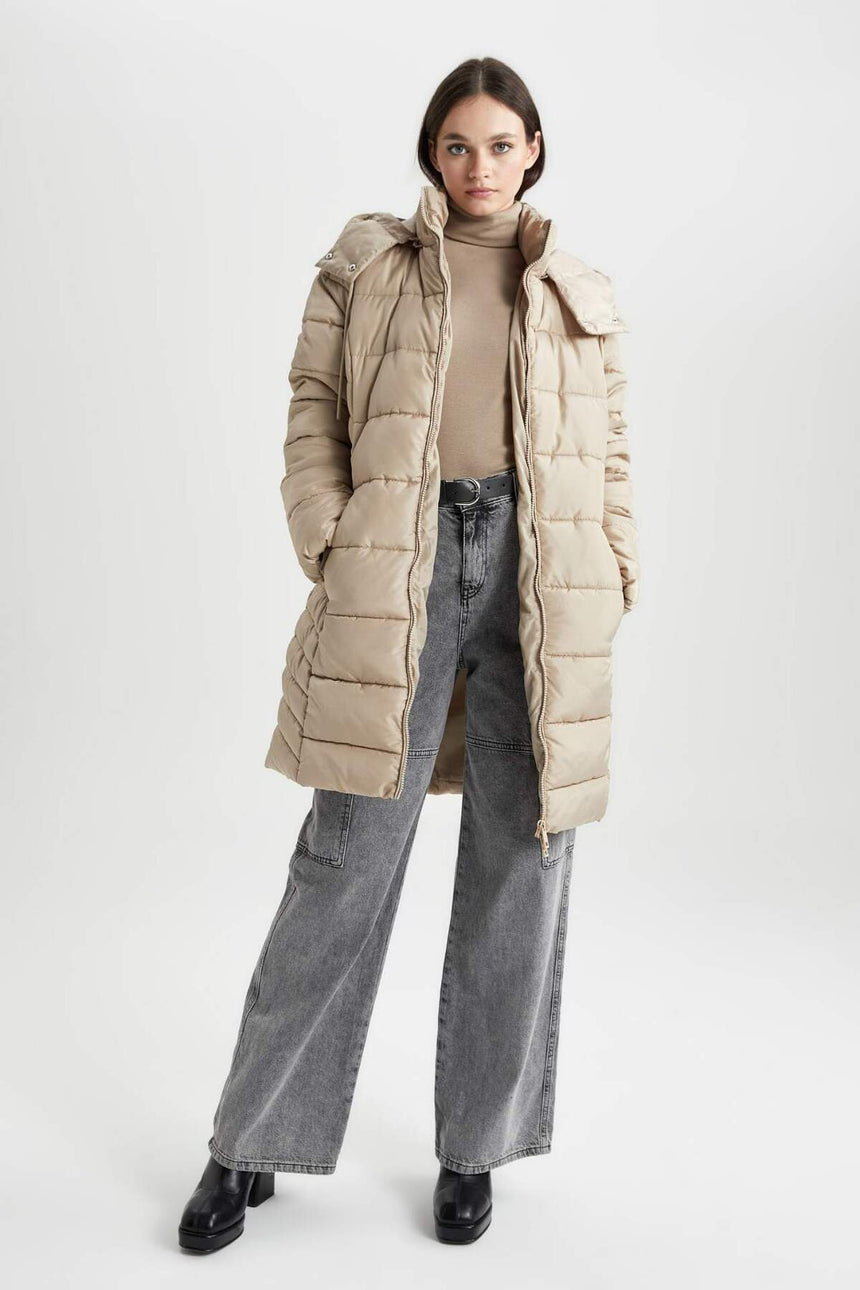 Defacto Kadın Coat/Parka A1315AX - Açık Kahve