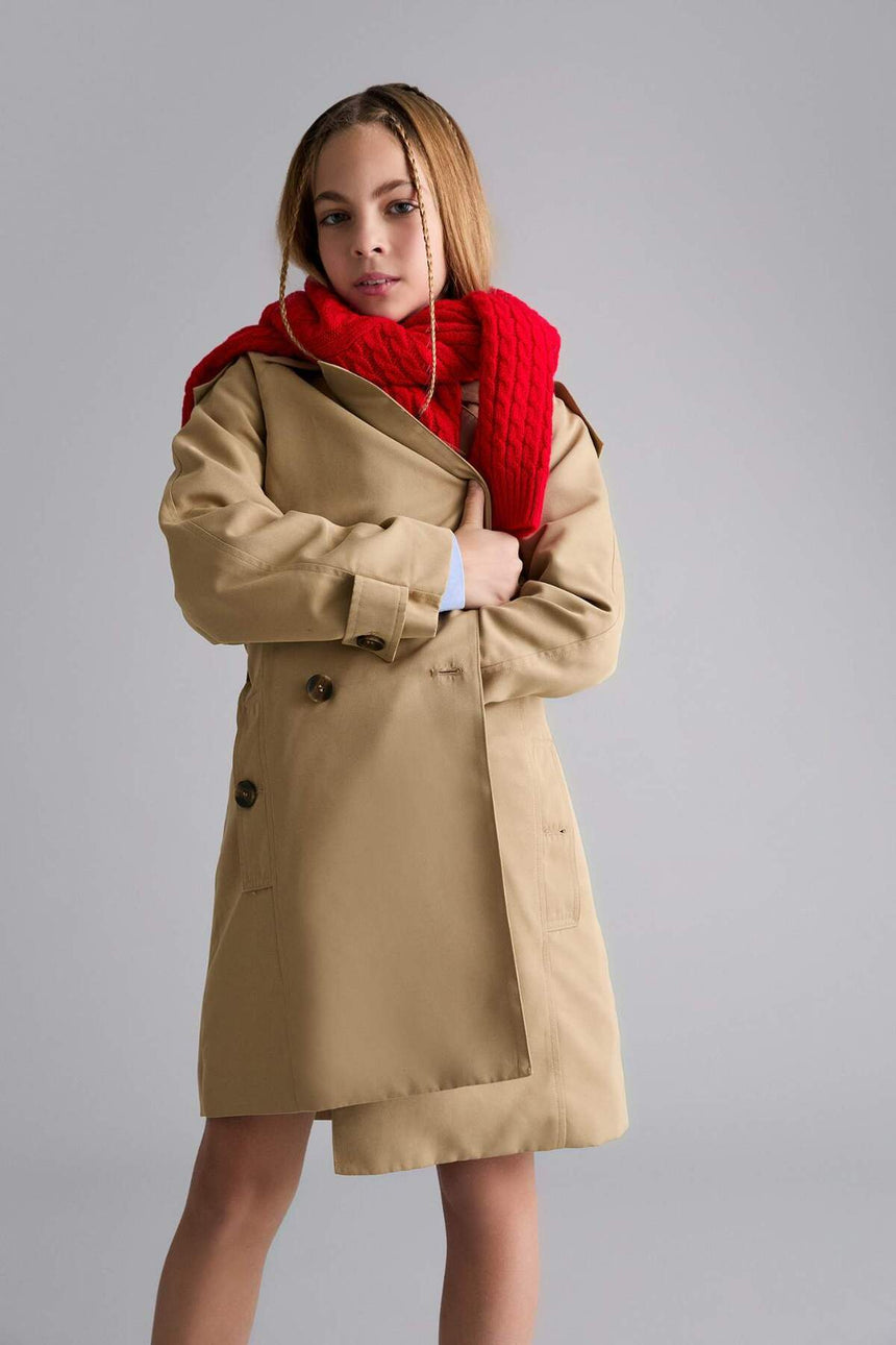 Defacto Çocuk Trenchcoat E7642A8 - Kahverengi