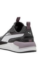 Sporline Puma X-Ray 3 SD gri ve beyaz kadın sneaker ayakkabının topuk ve yan detay görünümü