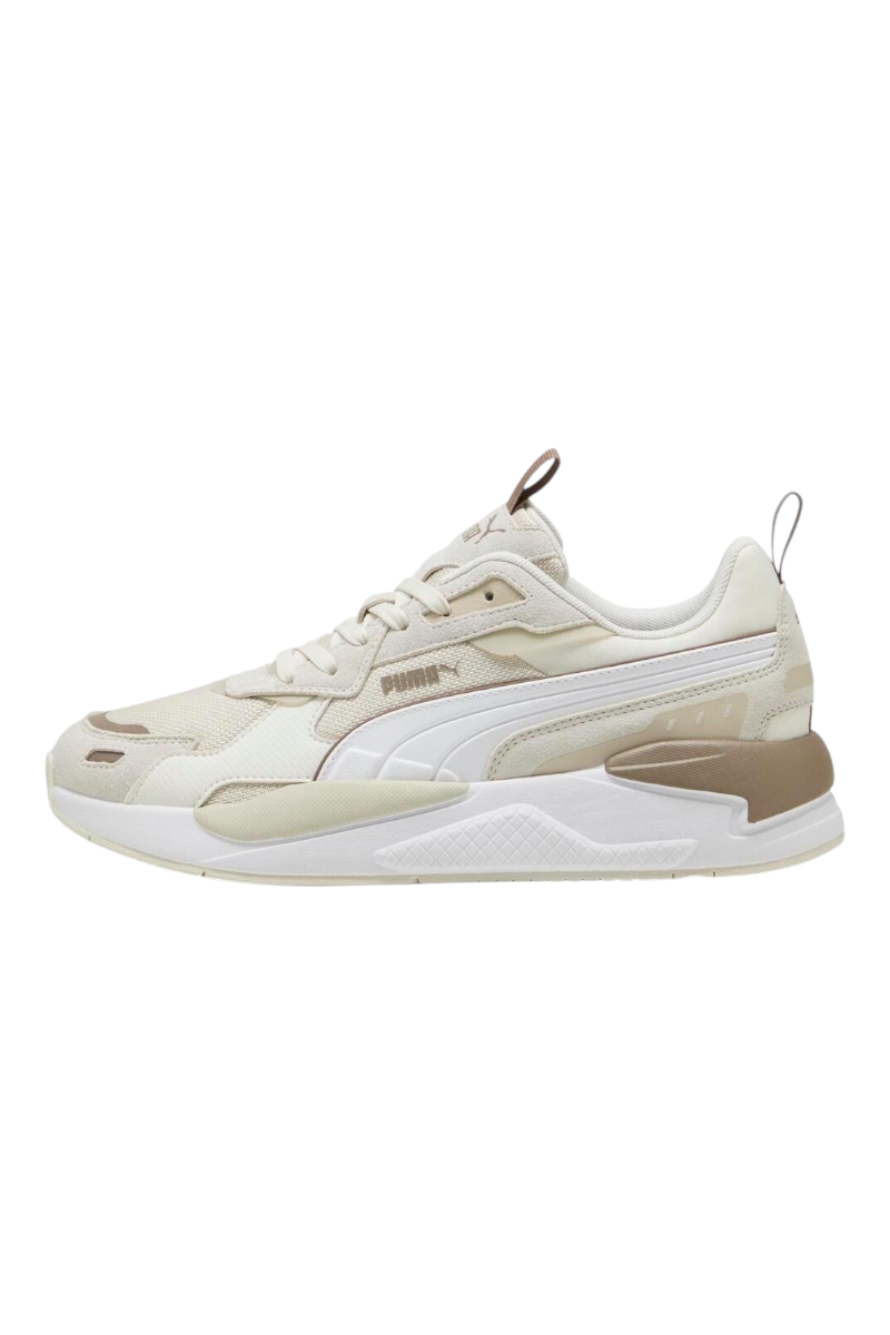 Sporline Puma X-Ray 3 kırık beyaz unisex spor ayakkabı, Softfoam tabanlı şık ve rahat günlük sneaker tasarımı