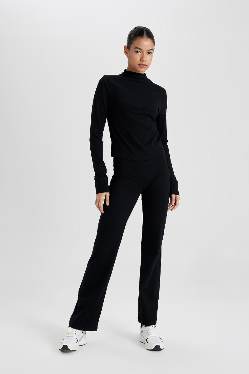 Defacto Kadın Trousers C5275Ax - Siyah