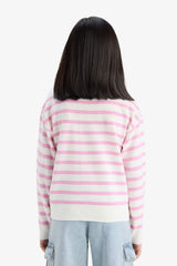 Defacto Çocuk Pullover C6903A8 - Pembe