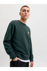 Jack & Jones Aero Erkek Sweatshirt 12298492 - Yeşil