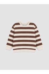 LC Waikiki Erkek Bebek 2'li Sweatshirt W65884D1 - Açık Kahverengi