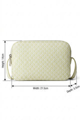 Calvin Klein Kadın EMBLEM AOP ELONGATED CAMERA BAG LV04F3268G - Yeşil