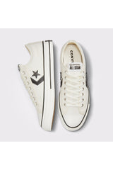 Converse Star Player 76 Premium Canvas A01608C.102 - Eskitilmiş Beyaz/ Siyah