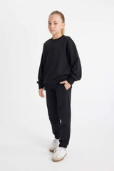 Defacto Çocuk Trousers Y1226A6 - Siyah