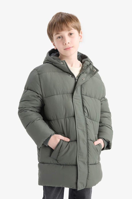 Defacto Çocuk Coat/Parka C8782A8 - Koyu Yeşil