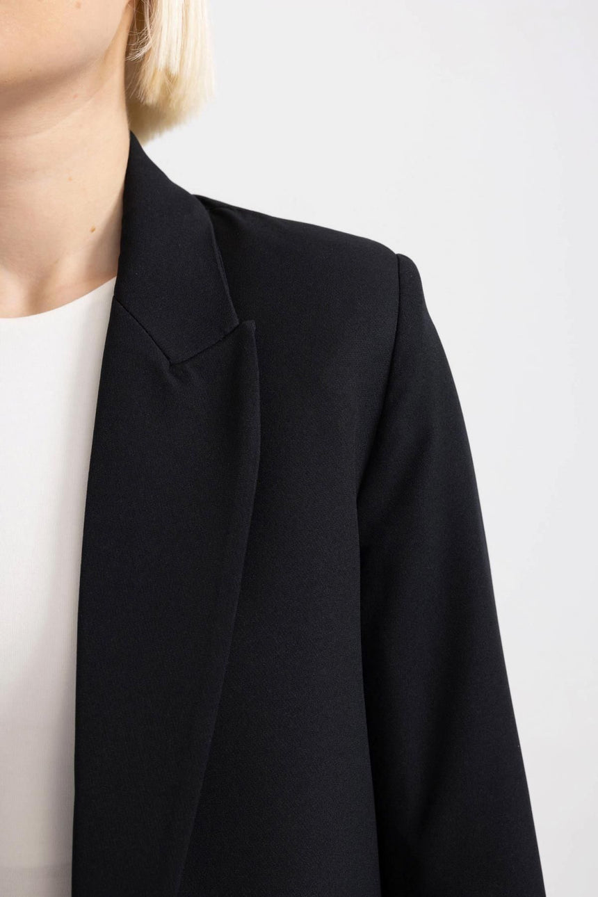 DeFacto Kadın Blazer Ceket C3215AX - Siyah