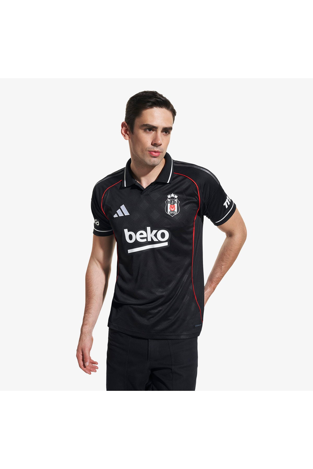 adidas BJK Third Erkek Forma JD1414 - Siyah