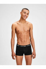 JACK&JONES JACHUEY TRUNKS 5 PACK NOOS 12142342 - Siyah