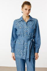 MODA İLGİ TUNİK ILG251TNK15004 - Çivit Mavisi