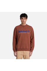 Timberland Erkek Established 1973 Nakış Logolu Sweatshirt TBC0YHB7AIM1 - Kahverengi