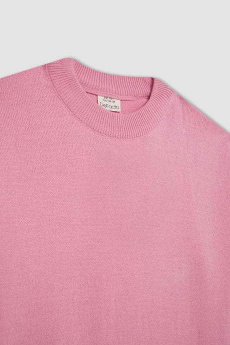 Defacto Çocuk Pullover C6902A8 - Pembe