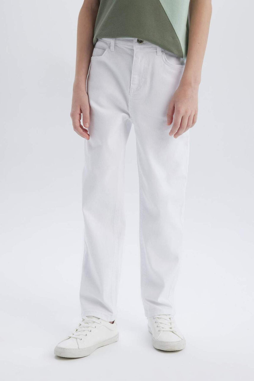 Defacto Çocuk Denim B5616A8 - Beyaz