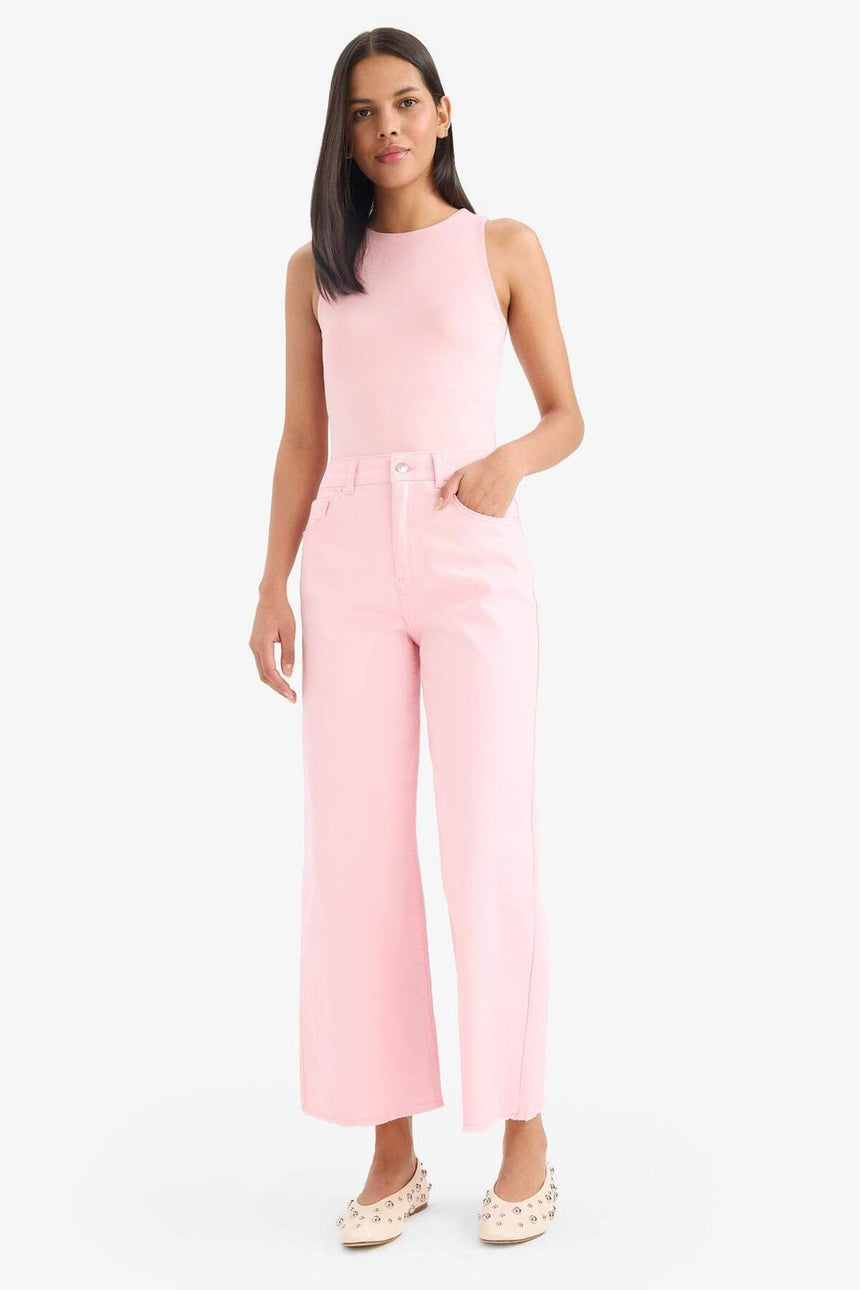 Defacto Kadın Trousers C7535AX - Pembe