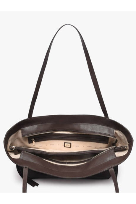 GUESS KADIN DEVON 3 COMP TOTE HWBG9745230 - Kahverengi