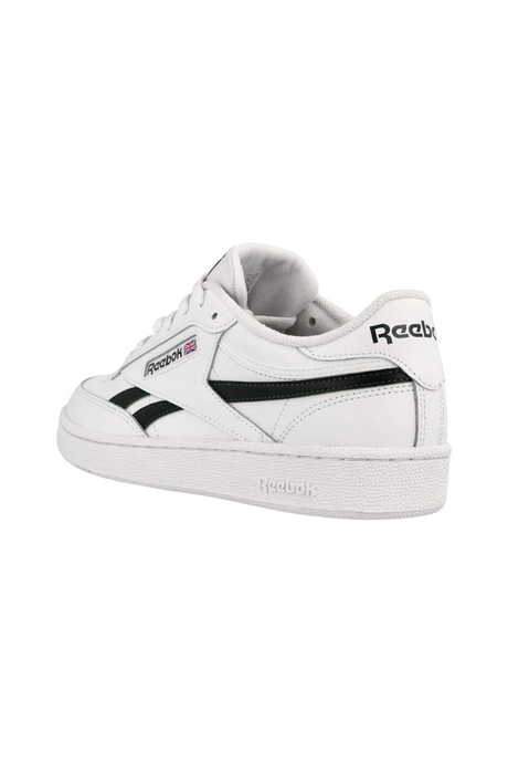 Sporline Reebok Club Revenge beyaz ve siyah detaylı tekstil erkek sneaker ayakkabı arka çapraz görünüm