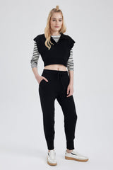 Defacto Kadın Trousers R1701Az - Siyah