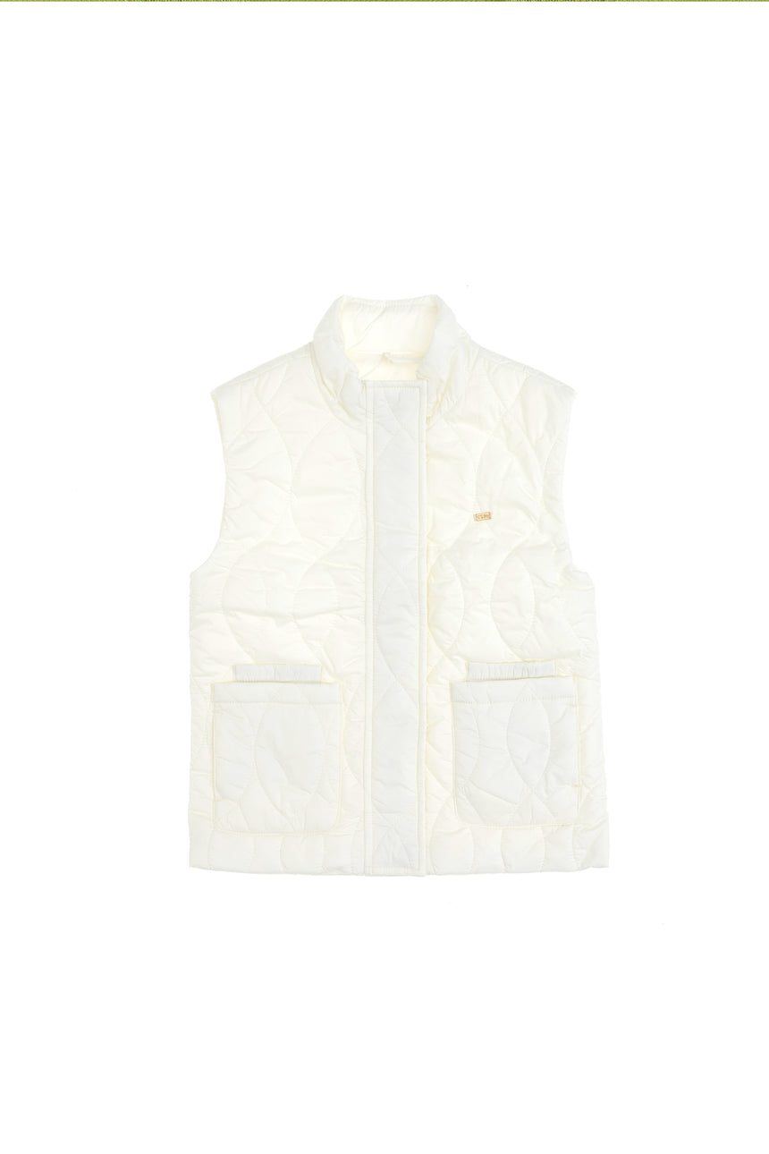 US POLO ASSN CK DOKUMA YELEK 2098654 - Krem