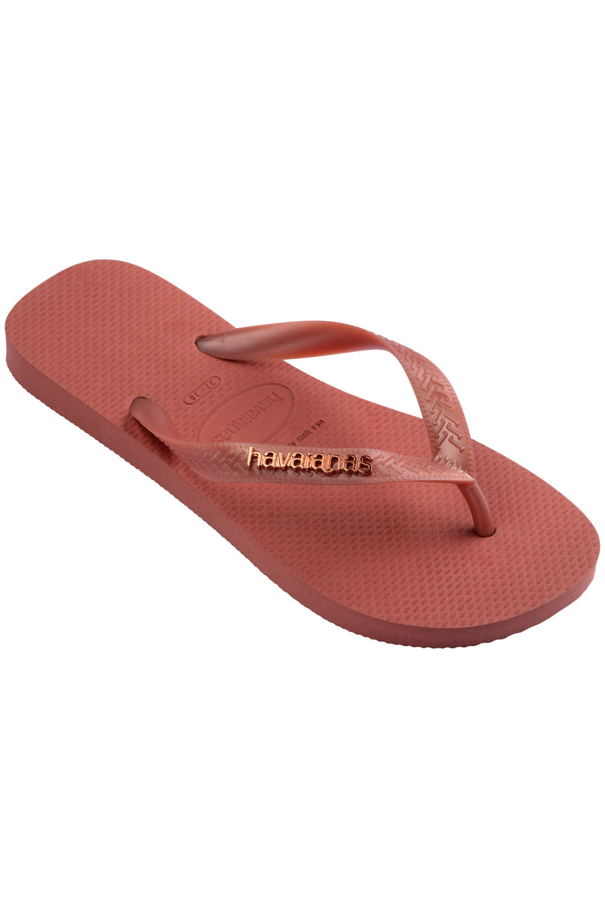 HAVAİANAS TOP LOGO METALLIC 4127244 - ALTIN