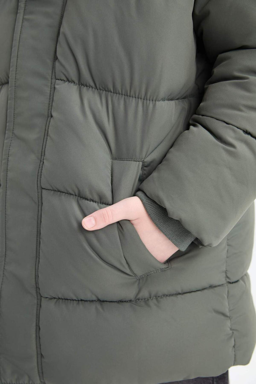 Defacto Çocuk Coat/Parka C8782A8 - Koyu Yeşil
