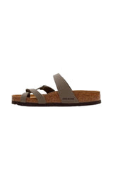 BIRKENSTOCK MAYARI BF NU 071071 - Kahverengi / Kum Beji