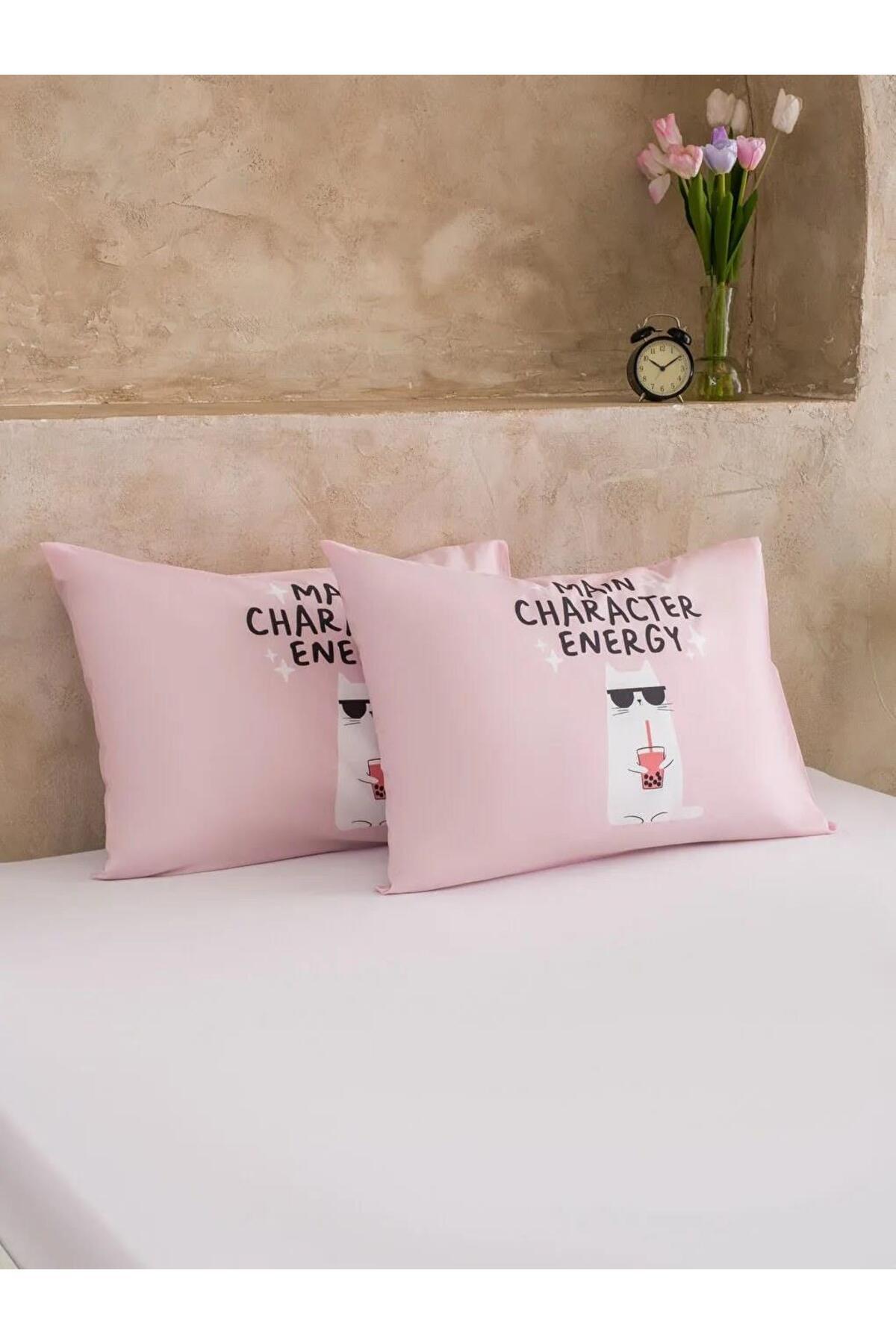 LC Waikiki Home 2'li Çizgili Yastık Kılıfı S6JV75B8 - Karışık