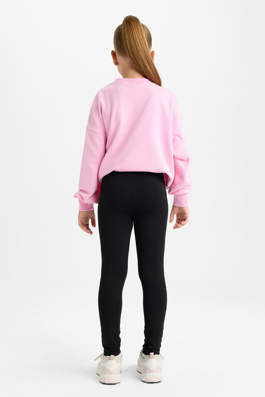 Defacto Çocuk Leggings A6907A8 - Siyah