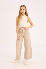 Defacto Çocuk Trousers C0451A8 - Açık Kahve