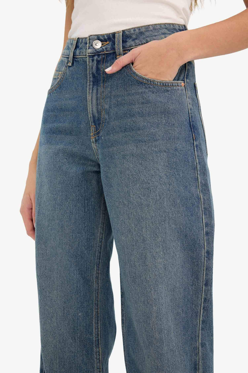 Defacto Kadın Trousers F9585AX - Mavi