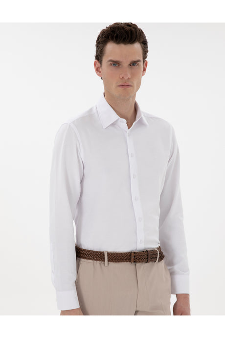 pierre cardin erkek dokuma gömlek 2126254 - Gri