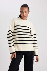 Defacto Kadın Pullover A7047Ax - Ekru