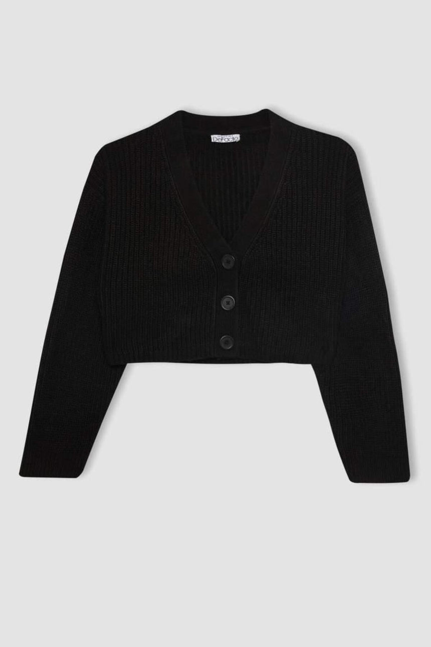 Defacto Kadın Cardigan U2052Az - Siyah