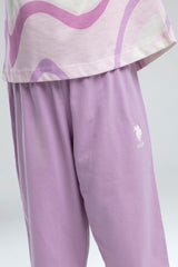 U.S. Polo Assn. Kız Çocuk Kapri Takım US2062-G - Krem / Toz Pembe