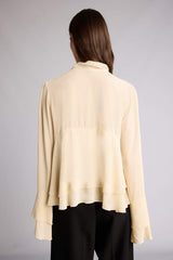 Defacto Kadın Long Sleeve Blouse H1569AX - Kum Beji