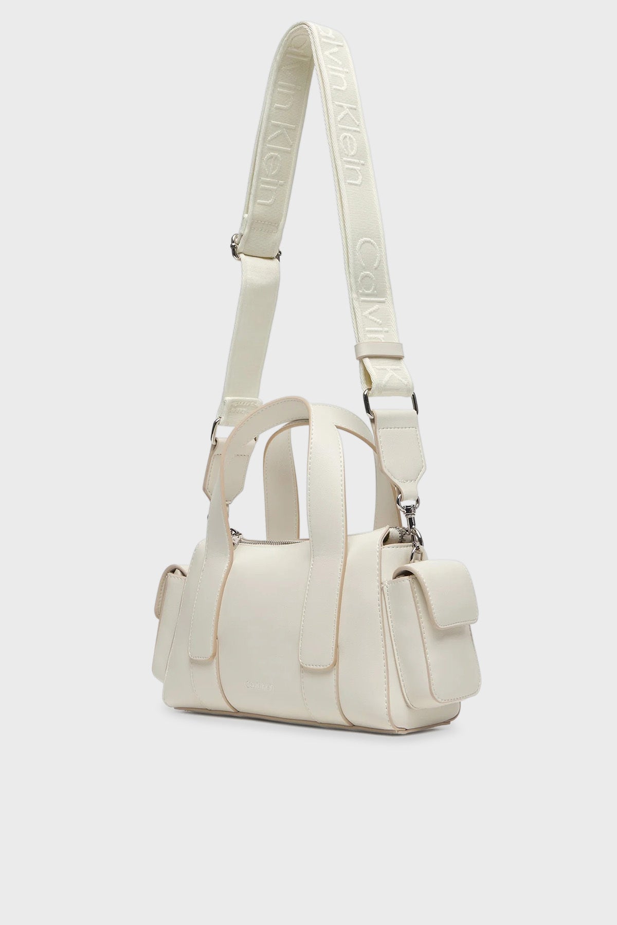 Calvin Klein Kadın WEBBING STRAP POCKET BAG LV04F3291G - Haki