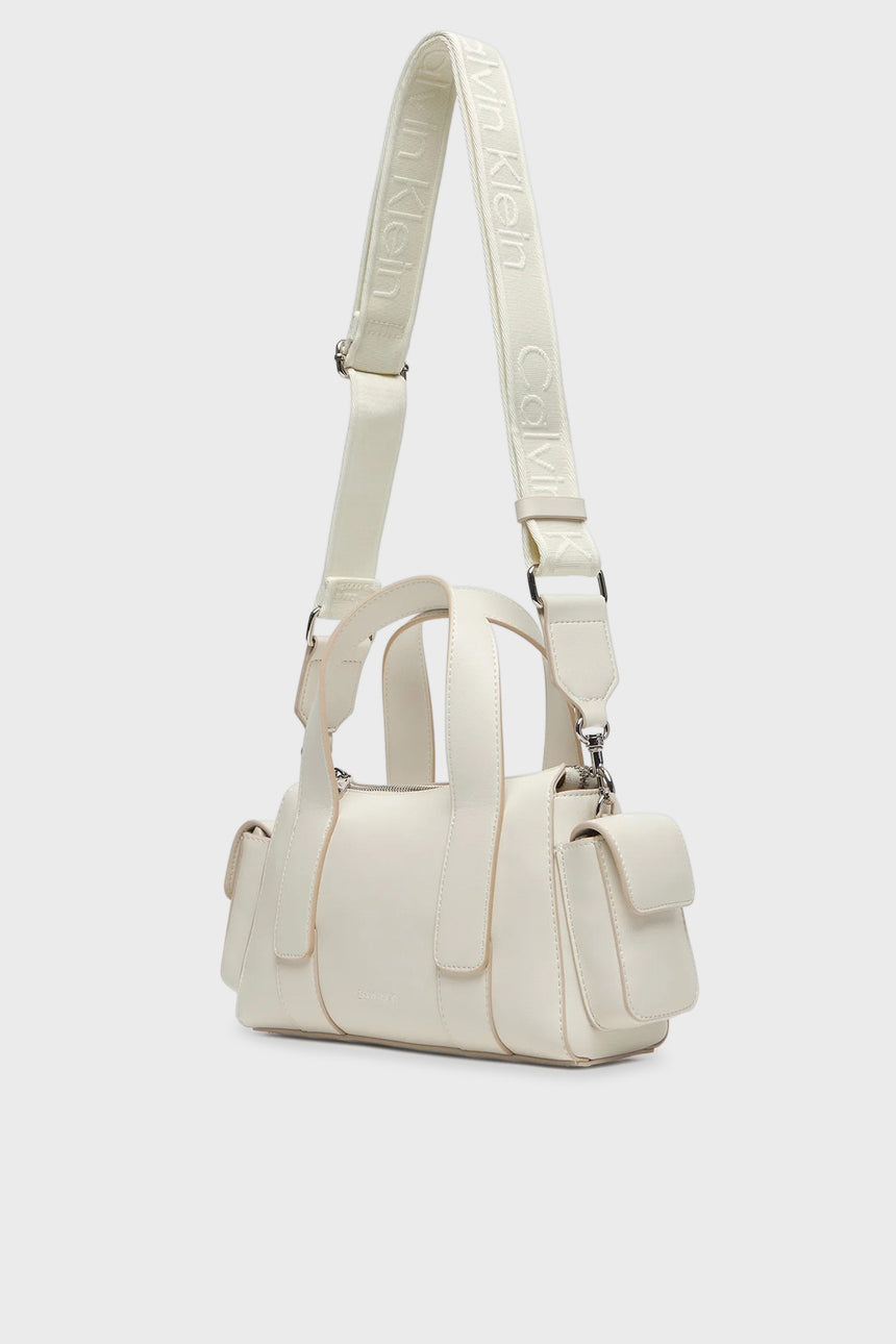 Calvin Klein Kadın WEBBING STRAP POCKET BAG LV04F3291G - Haki